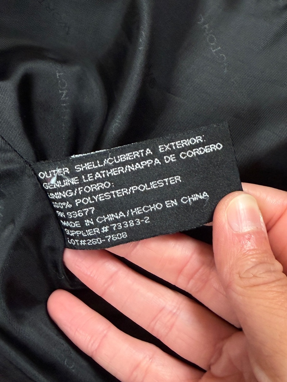 Vintage Worthington Black Lambskin Leather Zip Up Jacket Women’s Size XL 90s Y2K - Picture 6 of 11